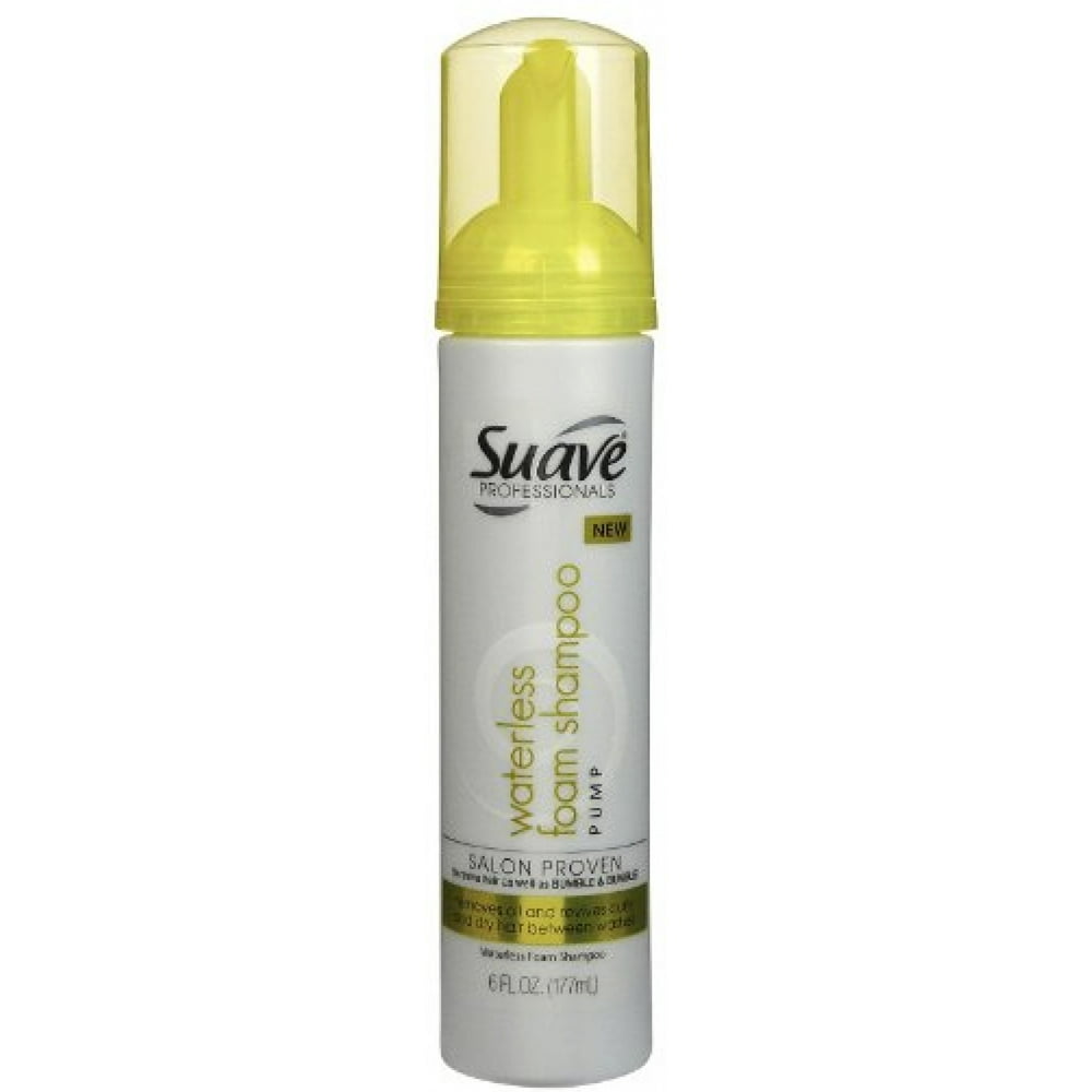 Suave Waterless Foam Shampoo, 6 oz