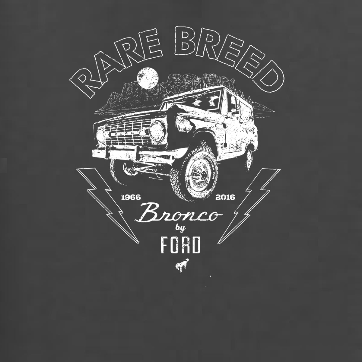 Wild Bobby Rare Breed Ford Bronco Men Long Sleeve Shirt