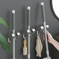thumbnail image 5 of Tumotour Rack Mop And Besom Rack Wall Mounted Organizer Wall Mounted Heavy-duty Rack Kitchen Laundry Room Garden Storage Rack, 5 of 5