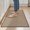 Golden&brown, variant on Non Slip Kitchen Rug, Anti Cushioned Floor Mat for Kitchen, Durable Entryway Doormat, Dirt Resistant Small Runner Rug with Rubber Backing 23"x35.5"