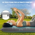 thumbnail image 5 of Elegear Self Inflating Sleeping Pad, Built-in Electric Pump Camping Mattress, 3.1" Ultra-Thick Memory Foam Camping Pad with Pillow R-value 9.5 4-Season Camp Sleeping Mat for Camping/Travel/Car, 5 of 10