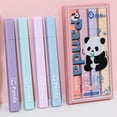 thumbnail image 4 of Aesthetic Cute Pastel Highlighters Set Pcs Chisel Tip Candy Colors No Assorted Colors（60Ml）,4X Panda Highlighter Clearance, 4 of 9