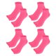 thumbnail image 1 of Calcetines de Cinco Dedos Unique Bargains Antideslizantes 4 Pares Rosa Roja, 1 of 1