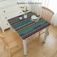 thumbnail image 2 of Tablecloth Round Table Cloth Geometric Black White Pattern Table Cover for Dining Room Kitchen Decoration Round Tablecloths, 2 of 7