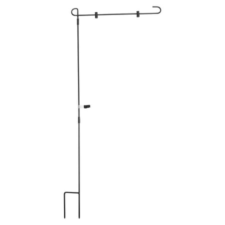Hemoton 1 Set of Weather-Proof Garden Flag Holder Outdoor Yard Flag Stand Garden Flag Pole