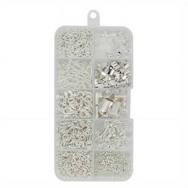 900pcs DIY Jewelry Making Kit - Earrings, Necklace, and Beads - Includes Pliers and Repair Tools - Perfect for Adults and Beginners