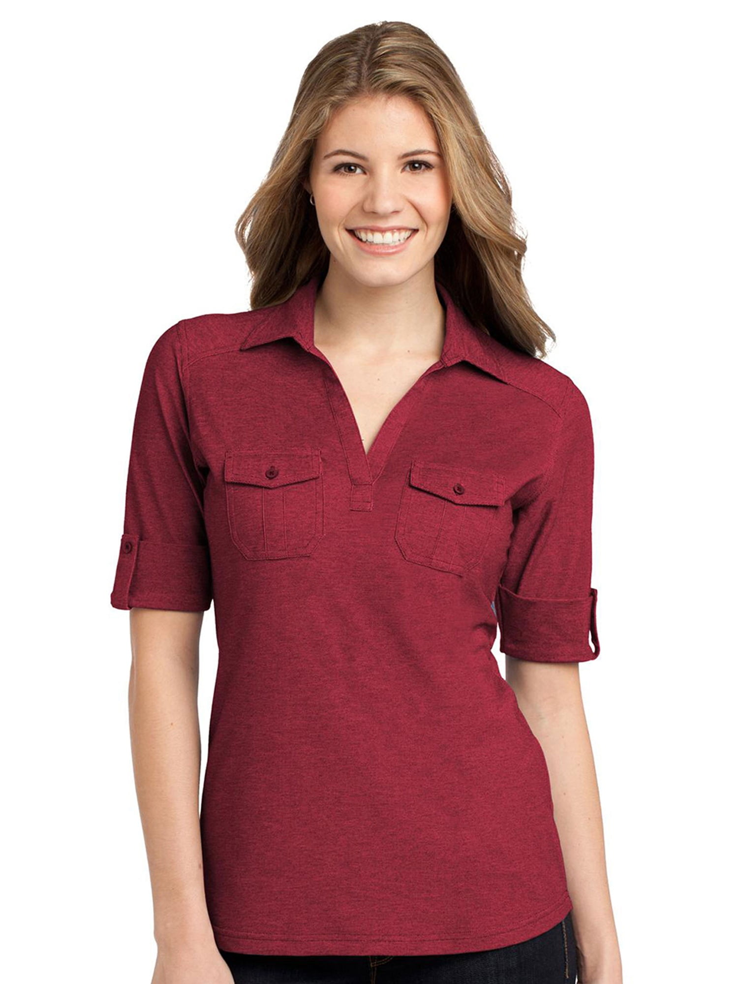 port authority women's polo
