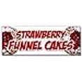thumbnail image 2 of 36" Strawberry Funnel Cakes Decal Sticker Bakery Cake Cookies Pastry Bread Baker, 2 of 2