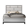 thumbnail image 3 of Stout Contemporary Panel Bedroom Set in White Finish with Queen Bed, Dresser, Mirror, Night Stand, 3 of 11