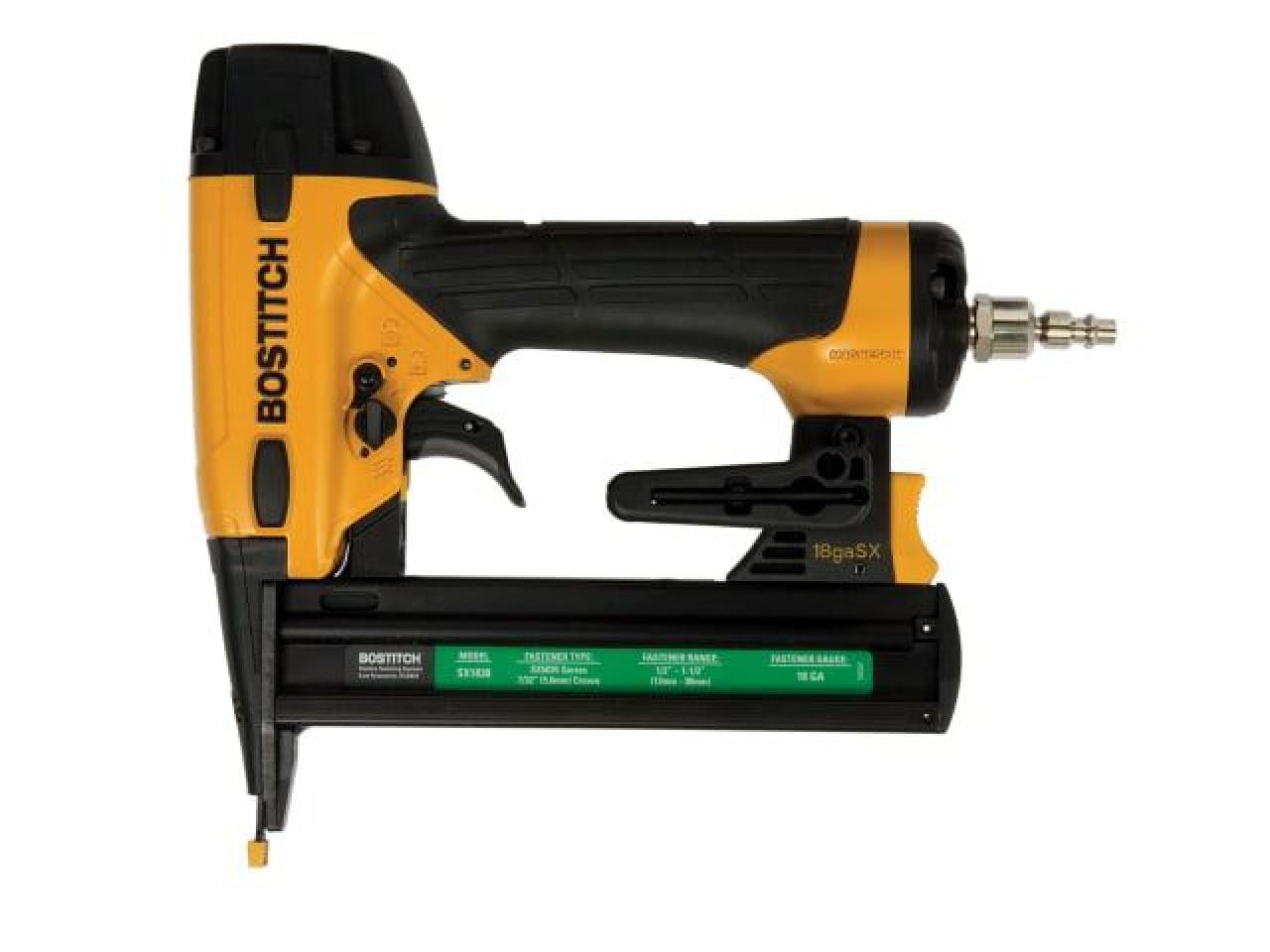 Bostitch SX1838E Pneumatic Stapler 38mm 18 Gauge