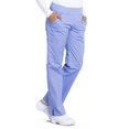 thumbnail image 6 of Cherokee Workwear Professionals Women's Scrubs Pant Mid Rise Straight Leg Pull-On Cargo WW170, 6 of 7
