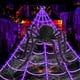 thumbnail image 4 of Halloween Best Decorations, Scary 48" Large Spider, 196" Large Spider Web, 20pcs Small Spiders And 8 Modes Of String Lights For Christmas, Halloween, Thanksgiving Day Gift, 4 of 5