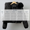 thumbnail image 3 of Smupbvky Womens Puffer Jacket with Faux Fur Hood Cropped Zip Up Warm Winter Coat Long Sleeve Quilted Outerwear (2XL, Black), 3 of 9