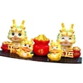 thumbnail image 4 of Figuritas de dragón de año Nuevo Chino, adornos para decoración de coche, recuerdos de la , artesanías, , estatuas de dragón chino, 4 of 9