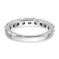 thumbnail image 6 of FJC Finejewelers 14 kt White Gold 1/2 ct 9 Stone G H I True Light Moissanite Band 2 mm, 6 of 8