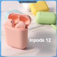thumbnail image 2 of I12 TWS New & Touch Fone De Ouvido Inpods12 Sem Fio Bluetooth 5.0 Tws Cor Macaron I12 PKI7/I7S/I12/Y30/Y50/JBL/S6/E6S/XT11/M165/X9/F9/QCY T1C/I900000 PRO/M3/AK6 /CK6/S530/I11/I13/I14/PRO4/U19/F9-5C/QK, 2 of 4
