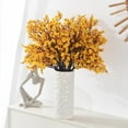 thumbnail image 2 of 15PCS Artificial Baby Breath Flowers Fake Silk Real Touch DIY Floral Bouquets Decor Wedding Party Decoration Arrangements-Burgundy, 2 of 5