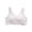 White, variant on LYMAYTER Teens Girls Seamless Sports Bra 12-15 Training Top Lightweight Comfort‌ M-4XL