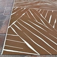 thumbnail image 4 of Couristan Dolce Parquet 5'3" x 7'6" Amber Outdoor Rug, 4 of 7