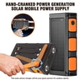 thumbnail image 2 of Power Bank Wireless Charger 49800mAh Built in Hand Crank and 3 Cables 18W Fast Charging Power Bank 7 Outputs & 4 Inputs Solar Portable Charger, SOS/Strobe/Strong Flashlights, Compass, 2 of 10