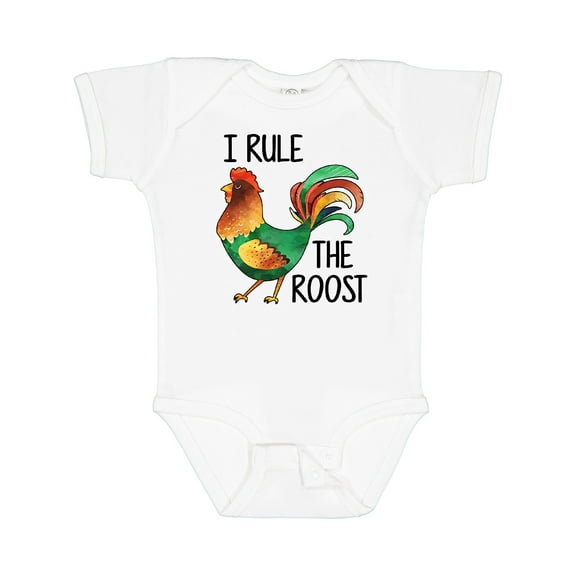 Inktastic Farmer I Rule The Roost Rooster Boys or Girls Baby Bodysuit
