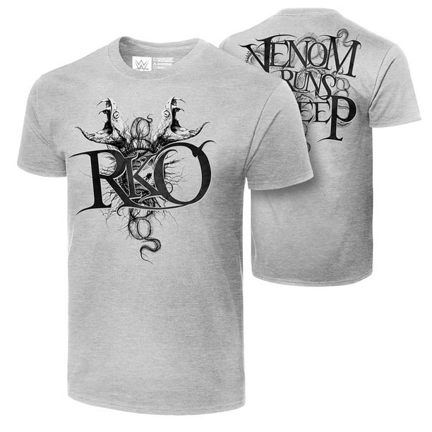 Official WWE Authentic Randy Orton "Venom Runs Deep" Retro TShirt Multi Small