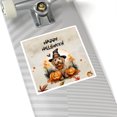 thumbnail image 4 of Happy Halloween Goldendoodle Witches Hat Pumpkin Carving Vinyl Sticker Doodle Dog Lover Gifts Idea Waterproof Decal Art Decor - 02019, 4 of 5