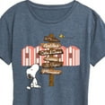 thumbnail image 3 of Peanuts - Summer Edition - Snoopy Looking for a Destination on Sign - Women's Short Sleeve Graphic T-Shirt, 3 of 5