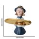 thumbnail image 2 of Almacenamiento De Estatua, Figurita De Resina Para Niña, Esculturas De Mesa, Soporte De Almacenamiento De Ornamento De Arte De Sala De Estar Para Llave, Joyería De Caramelo Eigraketly HA045137-02, 2 of 6