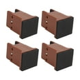 thumbnail image 4 of Furniture Risers 4pcs Rubber Risers for Table Sofa Bed, Bed Risers Added Height for Extra Storage Space and Flexibility Furniture Leg Risers with Adjustable Screw Clamp, 4 of 7
