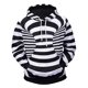 thumbnail image 1 of Graffiti Stripe 3D Graphic Print Mujeres Hombres con capucha Pullover Top L Zulema Sudadera con capucha 3D, 1 of 8