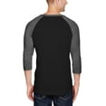 thumbnail image 2 of Ma Croix Mens Baseball Raglan 3/4 Sleeve T-Shirts Activewear Team Jersey, 2 of 6