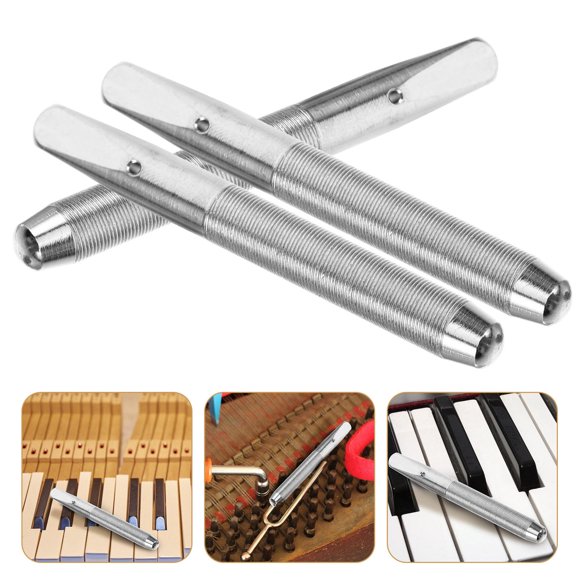 BESTYASH 10Ud Herramienta Para Ajuste De Cuerdas De Piano Con Profesional Color Plata Resistente