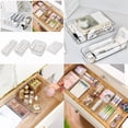 thumbnail image 7 of Clear Drawer Organizers Set Versatile Bathroom And Vanity Drawer Organizer Trays Storage For Makeup Bedroom Kitchen Gadgets Utensils And Off Ice, 7 of 7