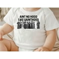 thumbnail image 2 of Ain't no hood like Sainthood Baby Bodysuit ,Funny New Born New Parent Baby Onesie®, New Mom Gift, Baby Shower Gift , Short Sleeve Tee Bella, 2 of 9