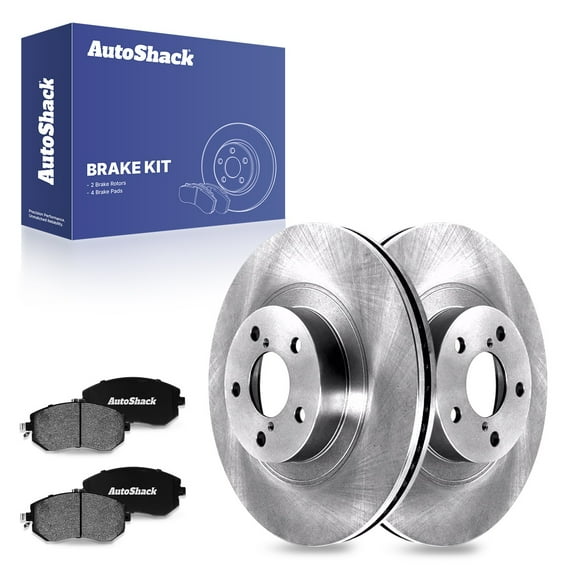 AutoShack 11.56" (293.5 mm) Front Vented Brake Rotors   Ceramic Brake Pads | Replacement for 2011-2018 Subaru Forester 2010-2014 Subaru Impreza 2013-2016 Scion FR-S | 6-PC Brake Kit