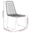 thumbnail image 4 of vidaXL 5 Piece Garden Dining Set Black, 4 of 5