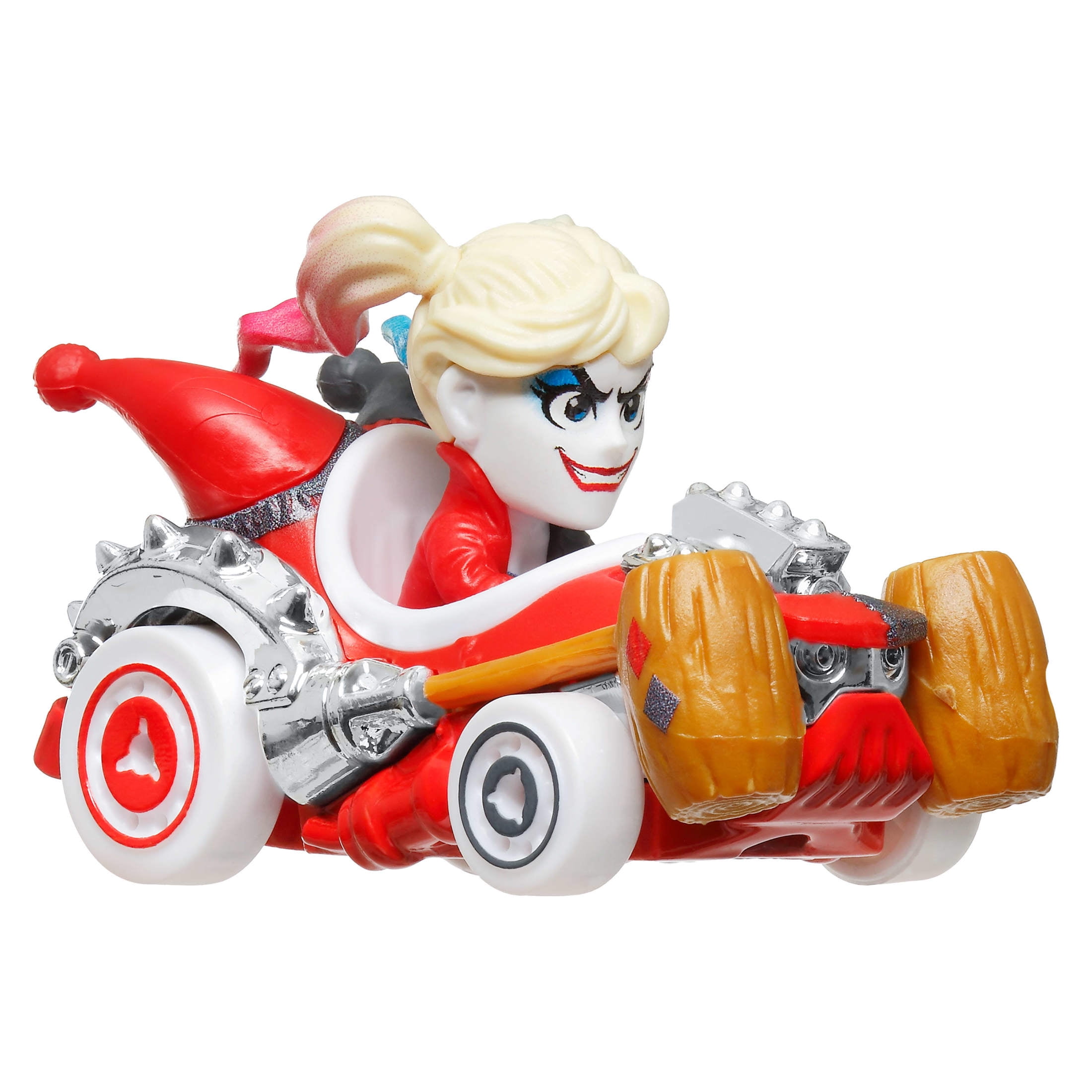 Hot Wheels RacerVerse, Set of 4 Die-Cast Hot Wheels Cars with Pop Culture Characters as Drivers