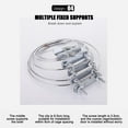 thumbnail image 2 of Djunllk Dog Bowls - Stainless Steel Bowls Cage Hanging Fixed, Dishwasher Safe, Lightweight Dog Food Bowl for Feeding Small Medium Large Dogs Cats Puppies, Natural, 2 of 9