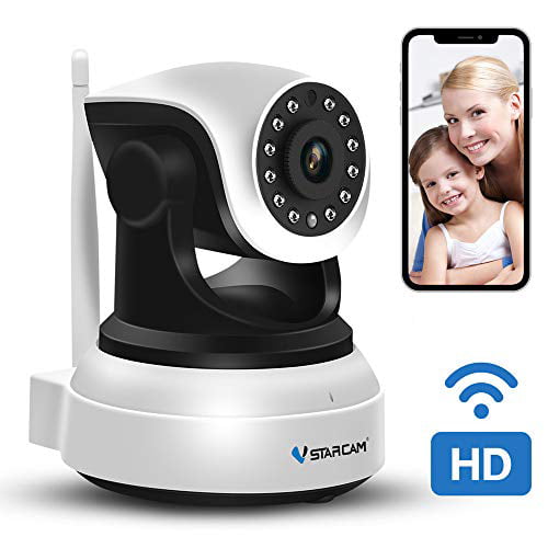 VStarcam Home Security Camera with Night Vision Motion Detection WiFi Camera Two-Way Audio Pet or Baby Monitor with Cloud Service 720P Wireless IP Camera