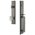 thumbnail image 3 of Grandeur Cardgrchm_Eset_238 Carre Solid Brass Rose Keyed Entry Single Cylinder Full Plate, 3 of 5