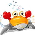 thumbnail image 1 of Musical Crawling Crab Toy for Babies, Movable Crab Toy for Toddlers, Crawling Crab Toys with Light, Automatically Avoid Obstacles, Interactive Baby Learning Toy, 1 of 5