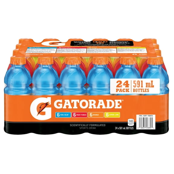 Gatorade Variety Pack Sports Drink 24 x 591 mL, Bottles