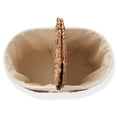 thumbnail image 7 of Casafield Oval Laundry Hamper with Lids and Removable Liner Bags - Cinnamon Brown, Woven Water Hyacinth 2-Section Laundry Basket for Clothes, 7 of 7
