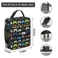 thumbnail image 2 of Premium Insulated Gaming Lunch Box for Men & - Reusable Lunch Bag with,Hour Temperature Retention, Compact & Lightweight Design for Office, Work, Picnic, Travel - Durable Lunch Tote for Adults., 2 of 5