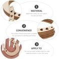 thumbnail image 2 of LABSERRON 24Pcs Blank Wood Chips Diy Crafts For Room Decoration And Parties, 2 of 8