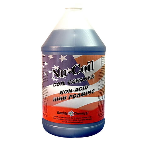 Nu-Coil Concentrated Air Conditioner Coil Cleaner - 1 gallon (128 (Best Ac Coil Cleaner)