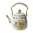 thumbnail image 1 of Tetera esmaltada, cafetera de 3,3 L con tapa, tetera de agua resistente al calor, tetera de agua caliente para té, agua hirviendo, 1 of 9
