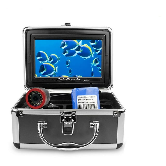 Underwater Fishing Camera Infrared 7" Inch 15M 30M 1000TVL Waterproof Fish Finder Fishing Camera For Ice/Sea Fishing ,Easy to Use