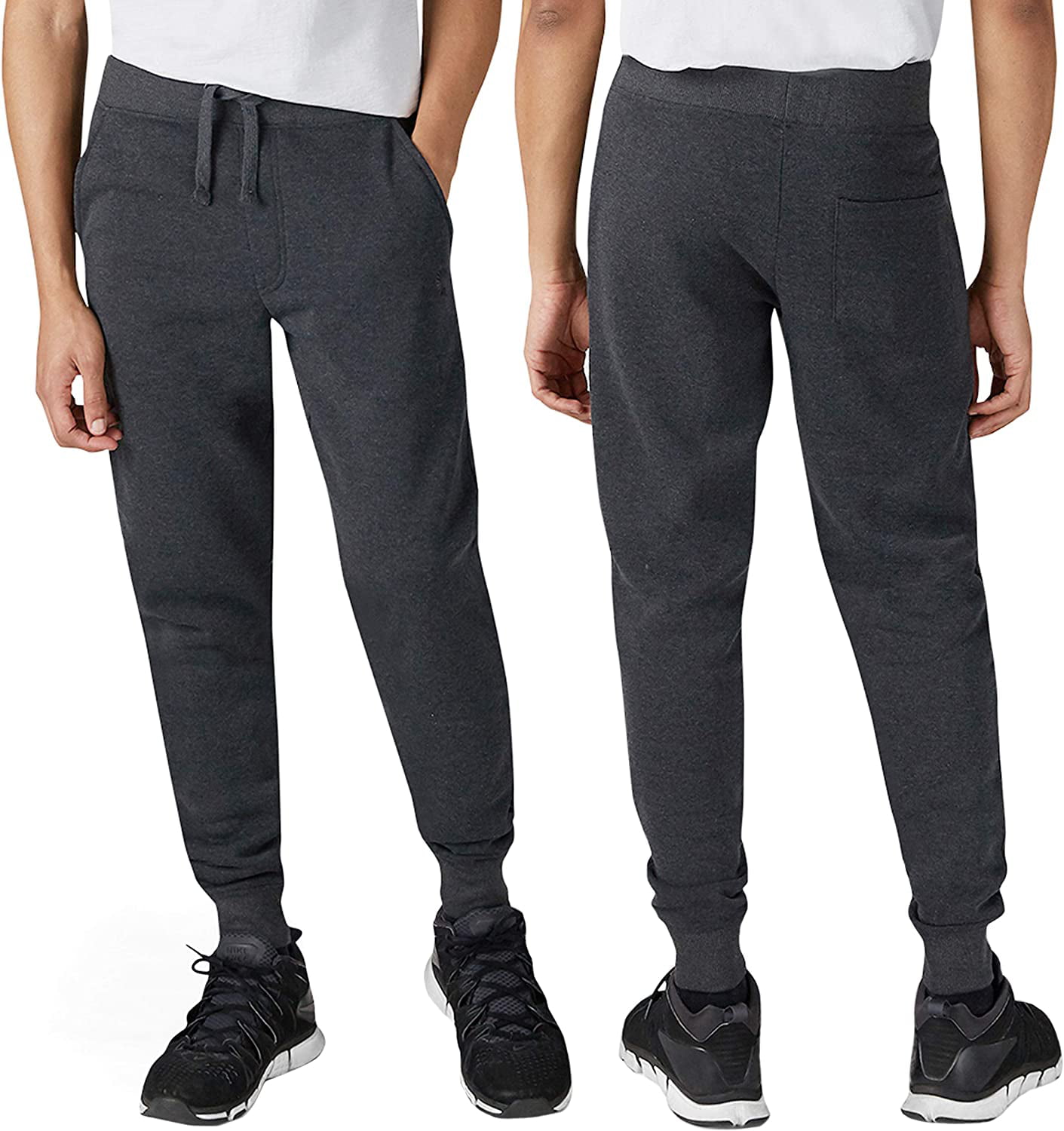 AKADEMIKS Men's Sweatpants - Slim Fit Active Fleece Jogger Pants with ...